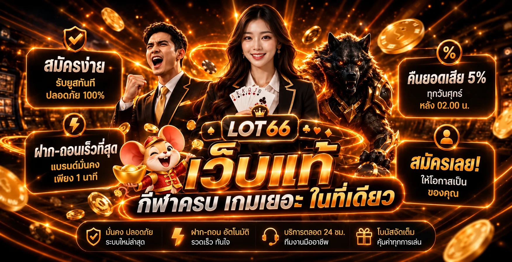 LOT66 เว็บพนันครบวงจร | ทางเข้า สมัคร ทดลองเล่น